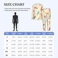 thumbnail image 5 of Mens Long Sleeve Pajamas Round Neck Pjs Set Soft Loungewear with Pockets, Lizards Lizard Pattern, 5 of 6