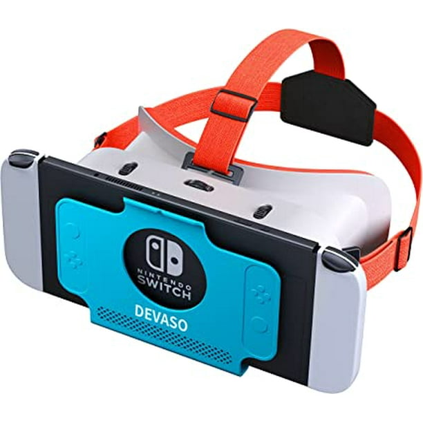  Switch VR Headset Compatible with Nintendo Switch & OLED,  Upgraded with Adjustable HD Lenses, Virtual Reality Glasses for Original Nintendo  Switch & Switch OLED Model, Switch VR Kit, Switch 3D Goggles 