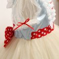 thumbnail image 4 of Déguisement de Princesse pour Fille Snow Robe de Fête avec Bandeau Halloween Cosplay Déguisement, 4 of 7
