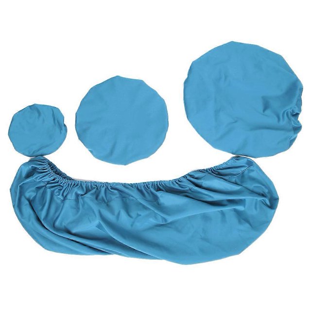 Housse de protection pour fauteuil dentaire, lavable et hautement élastique, avec coussin et appuie-tête, bleu clair (L)