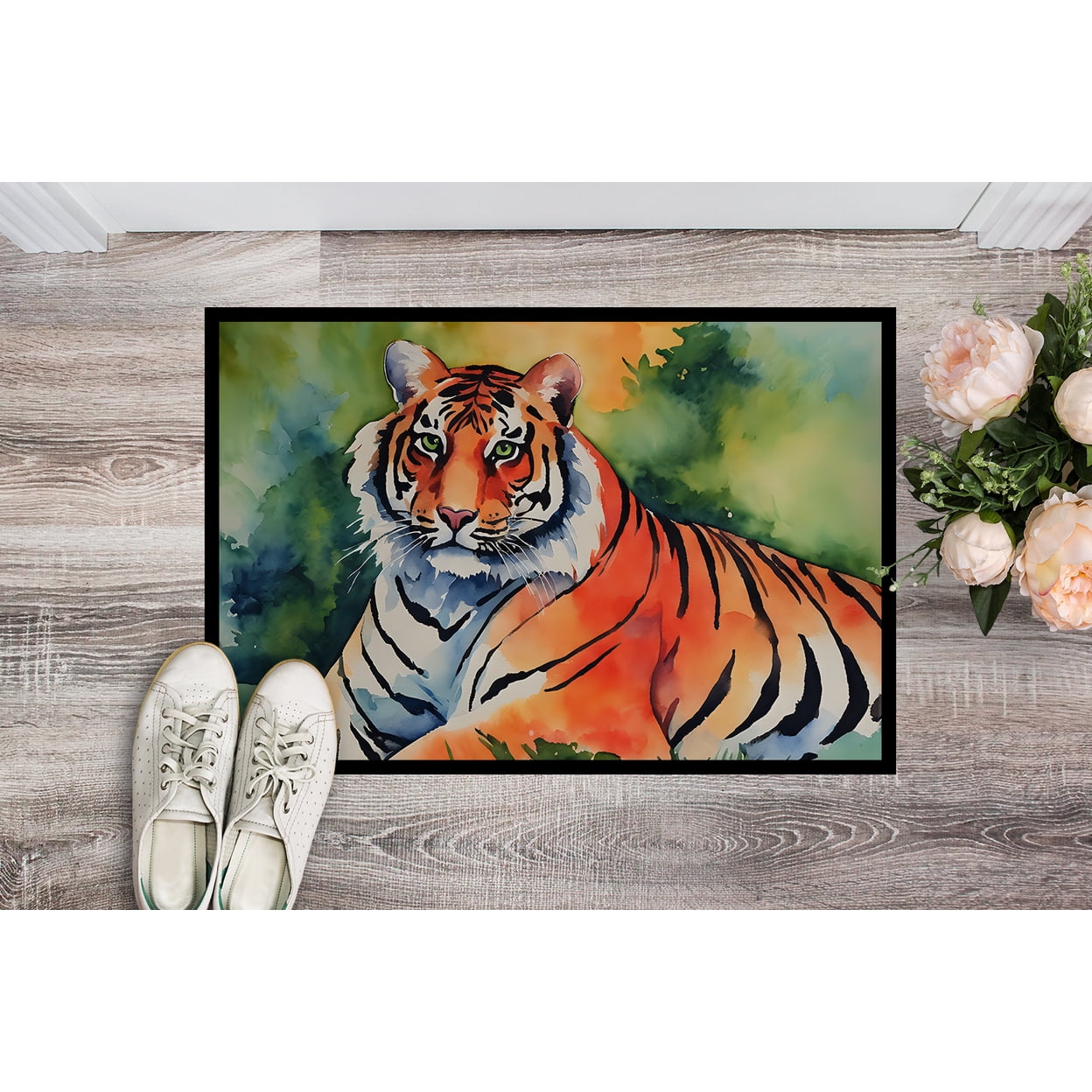 Carolines Treasures DAC2882MAT 18 x 27 in. Bengal Tiger Doormat
