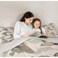 thumbnail image 5 of Manfei Wildlife Duck Camo 3pcs Full Comforter Set - Watercolor Animal Hunting Style, 5 of 8