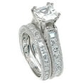 His and Hers Wedding Ring Set Matching Trio Wedding Bands for Him
