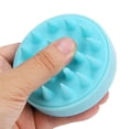 thumbnail image 3 of Peine masajeador de cabeza de silicona suave, cepillo de champú para masaje del cuero cabelludo, depurador del cuero cabelludo, 3 of 9