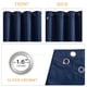 thumbnail image 4 of Cortinas RYB HOME 3 en 1 insonorizadas, opacas, que ahorran energía, color azul marino, 4 of 9