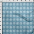 thumbnail image 4 of oneOone Tissu Georgette Viscose Bleu Turquoise Feuilles Matériel de Robe Tissu Imprimé Tissu au Mètre 42 Pouces de Large, 4 of 5