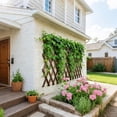 thumbnail image 4 of Expandable Garden Trellis, 38" x 89" Large Wooden Lattice Fence Wall Panel Lattice Trellis for Climbing Plants Outdoor Ivy Vine Rose Clematis for Garden Patio Room Decor (1), 4 of 8