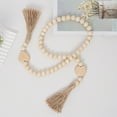 thumbnail image 6 of WNEXOPE Decorative Wooden Bead String for Home Decoration, Versatile Garland for Holidays, Unique Wooden Beads for Cozy Ambiance, Perfect for Fireplace and Mantel Decor, 6 of 6