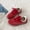 Red, variant on Yellow Retro Patchwork Women'S Sneakers | German Training Shoes with Thick Sole Platform, faux leather Upper, Fabric Inner, EVA Insole, Rubber Sole, Lace-up Closure