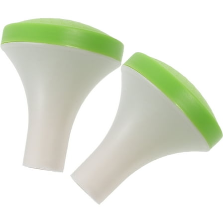 PTOOTP Garden Watering Nozzle Green Plastic Sprinkler Cap Durable 2Pcs