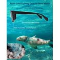 thumbnail image 2 of Ocean Collection Polarized Sunglasses Men Square Recycled Fishing Net frame Eco-Friendly UV400 Shades, Pacific Ocean, 2 of 7