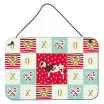 Carolines Treasures CK5278DS812 8 x 12 in. American Spotted Donkey Love Wall or Door Hanging Prints