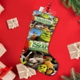 thumbnail image 4 of Shrek Tema: Calcetines de Navidad, fino lino blanco para colgar en escaleras y chimenea, decoración navideña para el hogar, regalo de Navidad. 54cm × 38cm, 4 of 5
