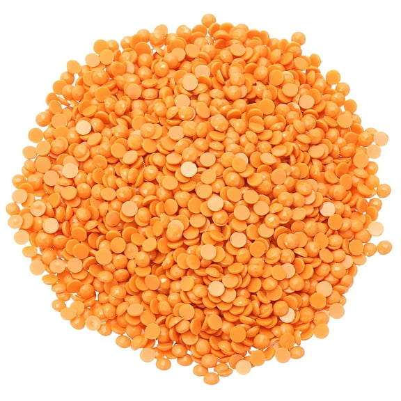Uxcell 6000 Pcs Diamond Art Painting Replacement Beads, 2.7 Mm/0.11" Crystal Painting Round Rhinestones Flat Back Gems Stones for Nails Diamond Art Crafts DIY Makeup, Orange