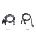 thumbnail image 2 of Cable RCA doble macho a XLR macho de 1,5 m Cable de extensión de audio estéreo HIFI Adaptador de enchufe 2 XLR a 2 RCA Methold EL0600-01, 2 of 2