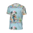 thumbnail image 6 of Wukai A Funny Little Dalmatian Puppy Print Men's Short-Sleeved Mesh T-Shirt,Quick-Dry Short Sleeve Workout T-Shirt-Small, 6 of 8