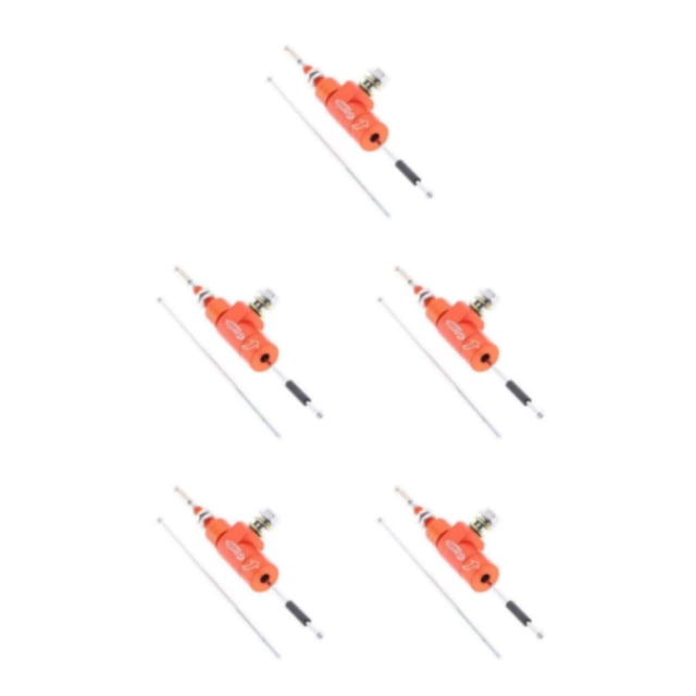 Scienceny Bomba de freno de cilindro de embrague hidráulico M10x1.25mm para motocicleta naranja Type2 NO2
