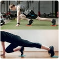 thumbnail image 5 of Uxcell 2 Paquete Deslizadores Centrales de Doble Cara para Ejercicio en Gimnasio, Alfombra, Piso de Madera Dura Cian, 5 of 5