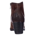 thumbnail image 5 of Womens Born Michel Short Western Ankle Boots, Rust, 5 of 6