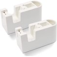 thumbnail image 1 of 2pack Adhesive Tape Dispenser Non-slip Base With Pen Organizer(white), 1 of 5