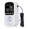 thumbnail image 1 of Digital Temperature Controller Socket Outlet Thermostat with Timer Sensor Probe Heating Cooling Switch 16A Backlight EU, 1 of 5