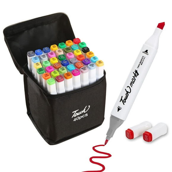 Yeacher Ensemble de Pinceaux Marqueurs en Gros 24 36 30 40 48 Couleurs pour Enfants Peint à la Main