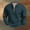 005 Navy, variant on Mens Vintage Sweatshirt Quarter Zip Long Sleeve Knit Sweater Pullover with Elbow Patches