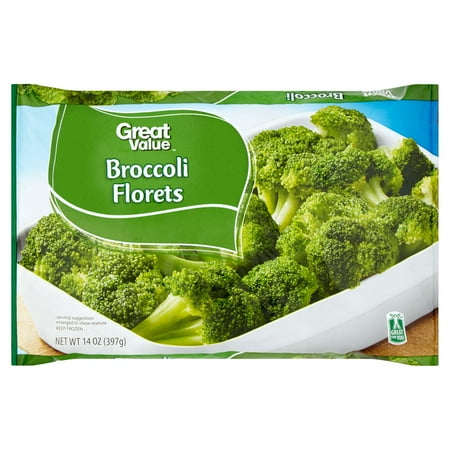 Great Value Broccoli Florets, 14 oz