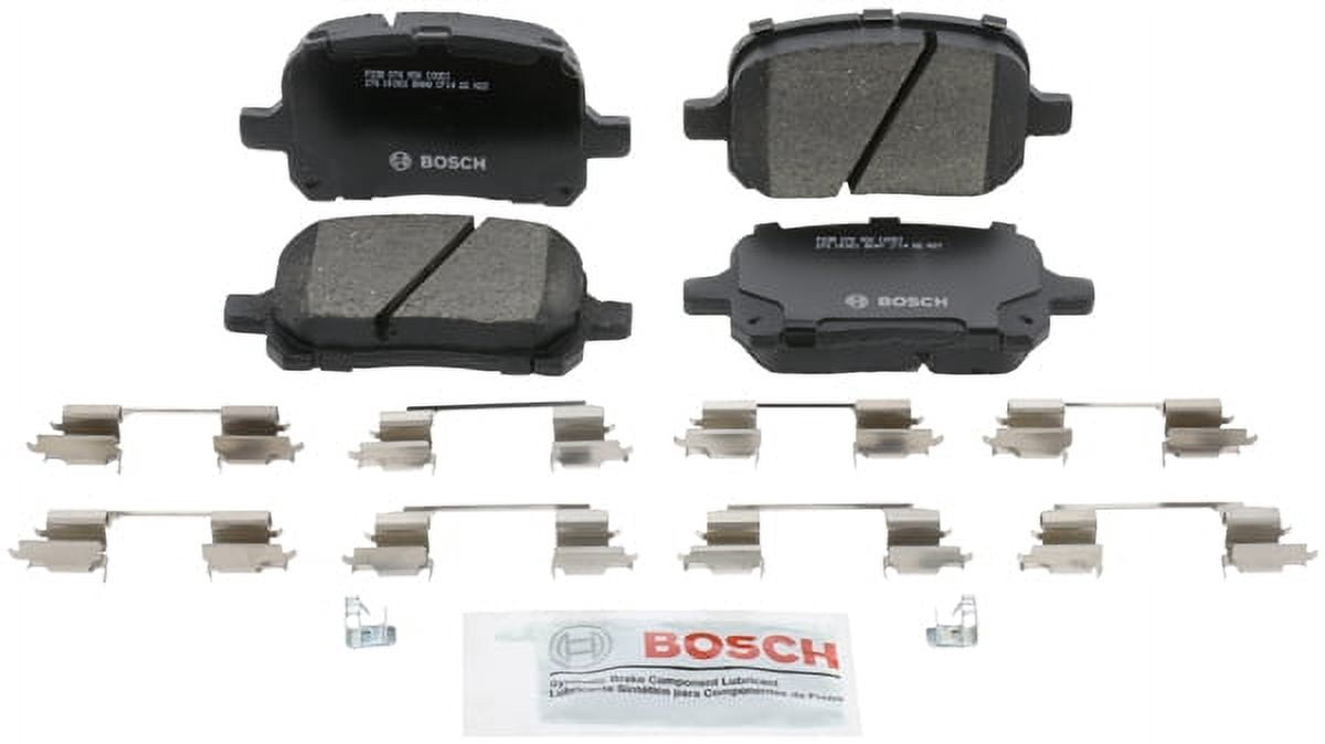 Bosch BC707 QuietCast Premium Disc Brake Pad Set Fits select: 1998-2004 TOYOTA AVALON, 1999-2001 LEXUS RX