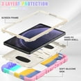thumbnail image 3 of Allytechgroup Case for Samsung Galaxy Tab A11 2025/A9 2023 8.7", Kids Friendly Case with Kickstand Shockproof Back Cover for Galaxy Tab A11 (SM-X133/X135)/A9 (SM-X110/X115), Colourfulpink, 3 of 9