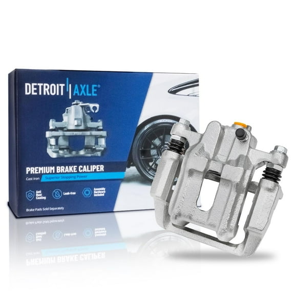 Detroit Axle - Rear Passenger Side Brake Caliper w/ Bracket Replacement for 2003-2011 Honda Element 1999-2008 Acura TL