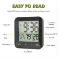 thumbnail image 4 of Reloj de Ducha Impermeable con Temporizador para Baño, Reloj de Pared Digital con Cuenta Regresiva y Soporte con Ventosa para Colgar, Ideal para Niños y Adultos., 4 of 8