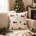 thumbnail image 5 of Aonerit 20 X 12 Inch Christmas Embroidered Pillow Cover, Hidden Zipper Cushion Case, Winter Sofa Couch Decor, Holiday Throw Pillow Sham, Home Seasonal Accent, 5 of 7
