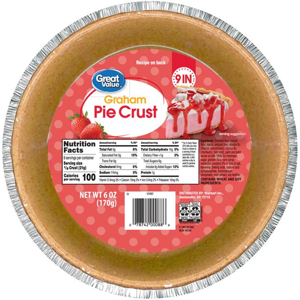 Great Value Private Label Crusts Original 6oz