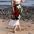 thumbnail image 6 of Flag Plants Stylish Chiffon Women's Summer Beach Dress with Polyester Straps, 6 of 6