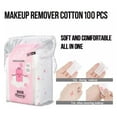 thumbnail image 2 of Makeup Remover Cotton Pads, Soft Facial Cleansing Wipes for Skincare, 2 of 8