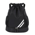 thumbnail image 1 of Hearth & Gear Water Large Capacity Lightweight Dry And Wet Separation Sports Backpack For Fitness And Basketball With Adjustable Shoulder Straps Small Mesh Sports Bag Sack Bag for Men Men's Weekend, 1 of 4