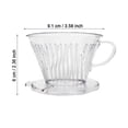 thumbnail image 2 of Xuewenshw Coffee Filter Coffee Dripper Pour Over Coffee Maker Brewer Pour Over Coffee Dripper Cow Kitchen Cups, 2 of 8