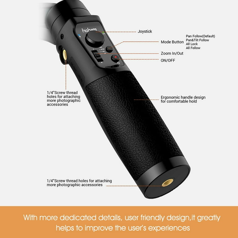 hohem iSteady Multi 3- Handheld Stabilizing Gimbal Stabilizer Max