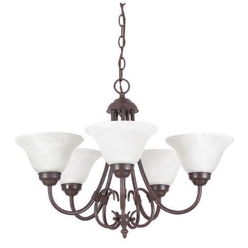Luminance F6345-62 , 5-Light Chandelier-Rubbed Bronze