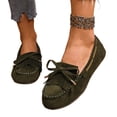 thumbnail image 4 of Willtoo Women Comfortable Work Laofers with Knot Summer Spring Fall Casual Flats Shoes, 4 of 8