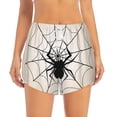 thumbnail image 2 of Salouo Spiders On The Web 1 Print Women's 2 in 1 Running Shorts Double-Layer Shorts Athletic Workout Gym Yoga Shorts Running Shorts for Women-X-Large, 2 of 7