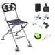 thumbnail image 5 of Silla de pesca, silla portátil, patas retráctiles, asiento de camping transpirable, taburete de picnic para patio, viajes, pesca, senderismo, conciertos Estilo C, 5 of 8