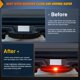 thumbnail image 4 of Funda LED para enganche de remolque, luz de freno, lente roja cuadrada, nilight, 4 of 9