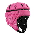 thumbnail image 3 of Casco de rugby con protección para la cabeza, absorción de impactos, anticolisión, para hombres y mujeres, ideal como regalo para un partido de fútbol Rosa, 3 of 8