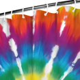 thumbnail image 3 of Colorful Rainbow Tie Dye Spiral Pattern Shower Curtain 72"x72" ,Bathroom Decorative Shower Curtains Set with 12 Hooks,Modern Waterproof Washable Shower Curtain, 3 of 6