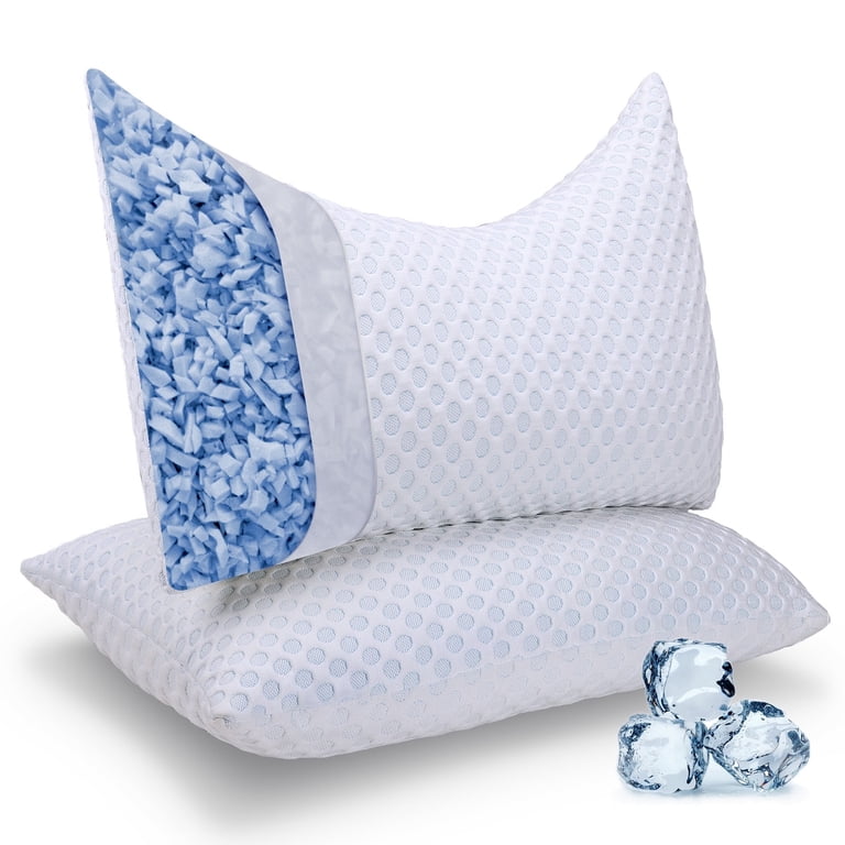 Sormag Cooling Side Sleeper Pillows, King, 2-Pack photo 1