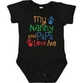 thumbnail image 3 of Inktastic Nanny and Papa Love Me Boys or Girls Baby Bodysuit, 3 of 5