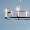 thumbnail image 6 of 52490BK Kichler Lighting Rosalind - 6 Light Chandelier In Traditional Style-6.5 Inches Tall and 33.25 Inches Wide-Black Finish, 6 of 9