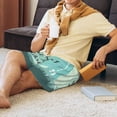thumbnail image 5 of Balery Not All Those Who Wander Are Lost1 Men's Cotton Knit Pajama Shorts Waistband & Pockets,Short Pajama Pants-4X-Large, 5 of 8